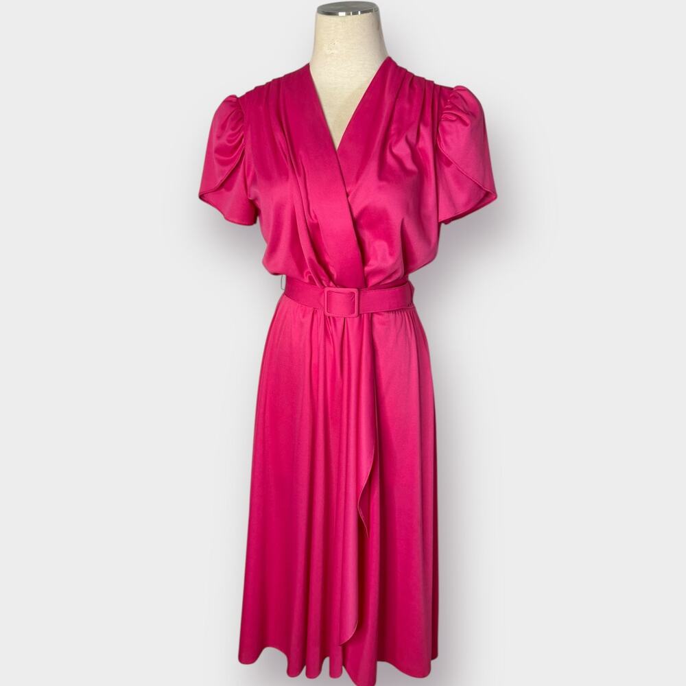 80s Alison Peters‎ Pink Dress